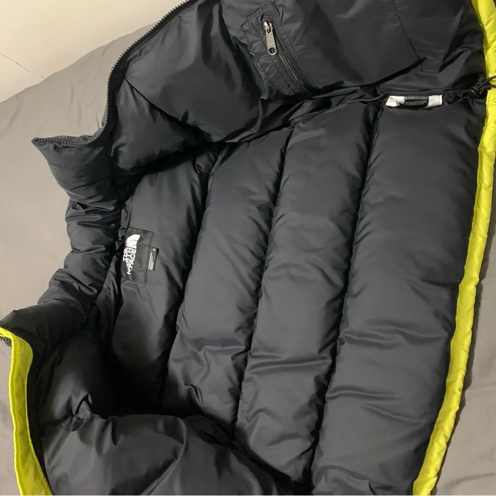 The North Face Retro 1996 Nuptse Puffer Jacket M Citrine Yellow - Picture 2 of 9